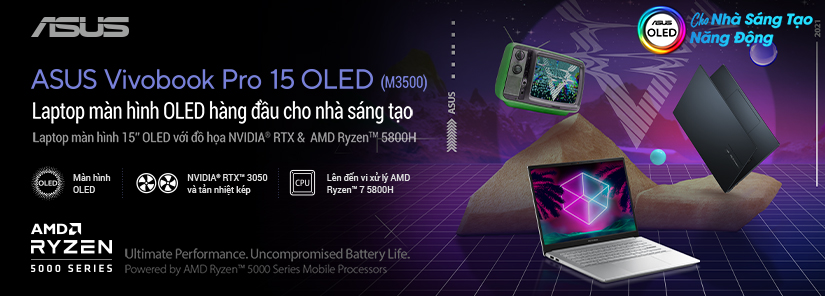 Vivobook Pro 15 K3500 & M3500 OLED