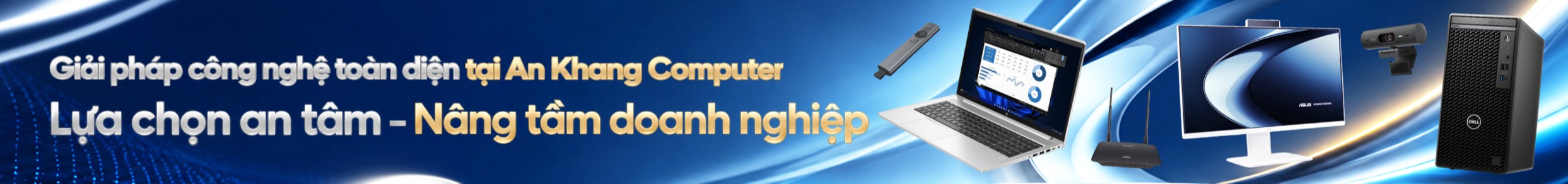 Banner dài dưới slide