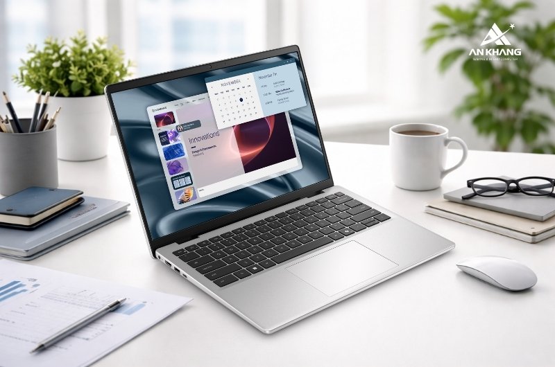 Laptop Dell Pro 14 Essential PV14250 PV14250-120U-08512W trang bị chuẩn RAM DDR5 mới và SSD Gen 4 tốc độ cao