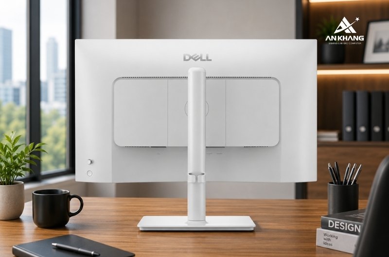Màn hình Dell 24 Plus S2425HSM sở hữu thiết kế công thái học nâng hạ, nghiêng, xoay ngang, xoay dọc linh hoạt