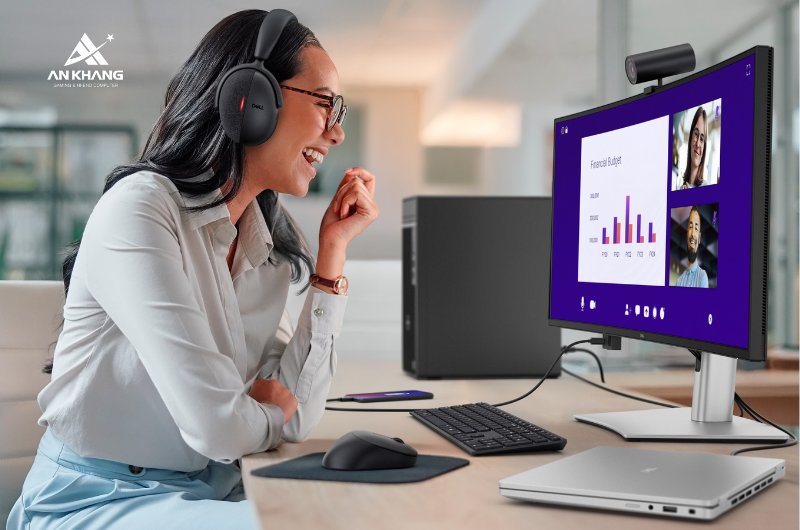 M&agrave;n h&igrave;nh Dell Pro Plus P3425WE mang đến trải nghiệm mượt m&agrave; nhờ tần số qu&eacute;t 100Hz