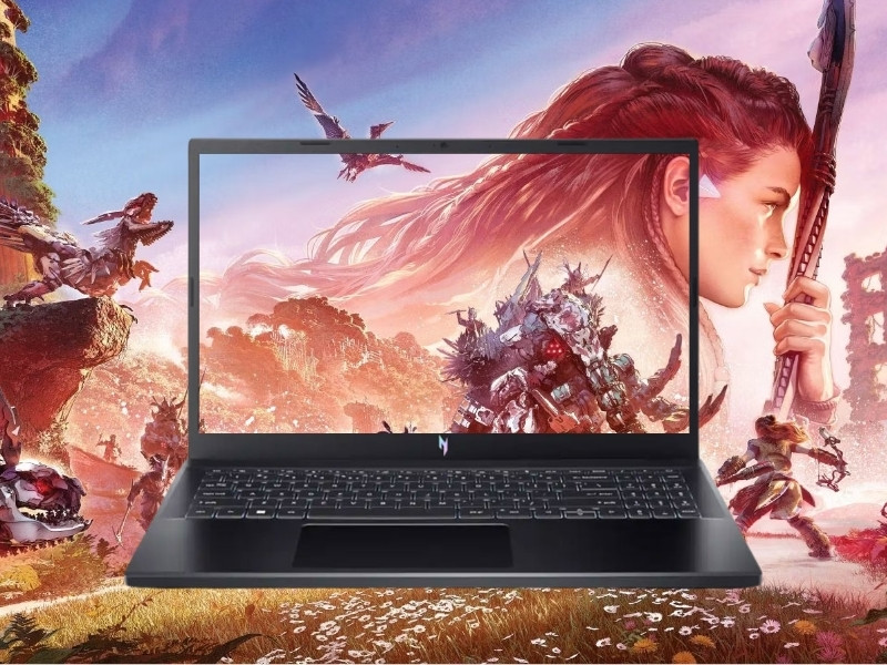 Acer Nitro V ANV15-51-58AN NH.QNASV.001 được trang bị màn hình 15.6 inch FHD IPS 144Hz cho hình ảnh sắc nét, mượt mà