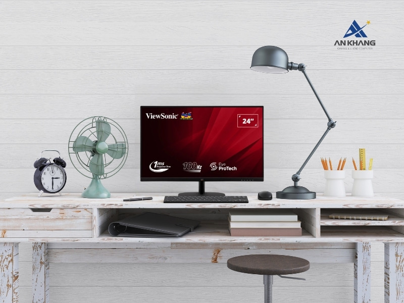 Màn hình ViewSonic VA2432-H-2 phù hợp cho nhu cầu làm việc cơ bản