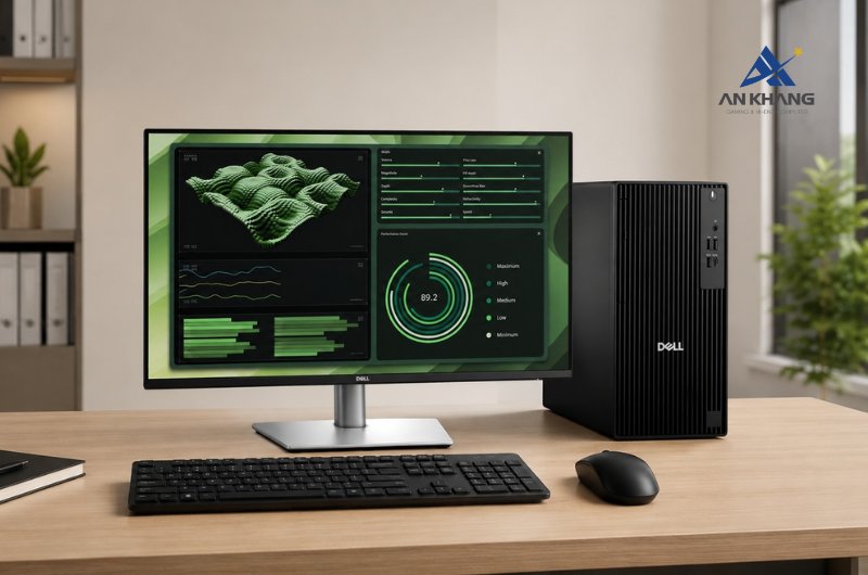 Máy tính để bàn Dell Pro Tower QCT1250 42PROI3QCT1250 vận hành ổn định, nâng cấp linh hoạt, kết nối đa thiết bị