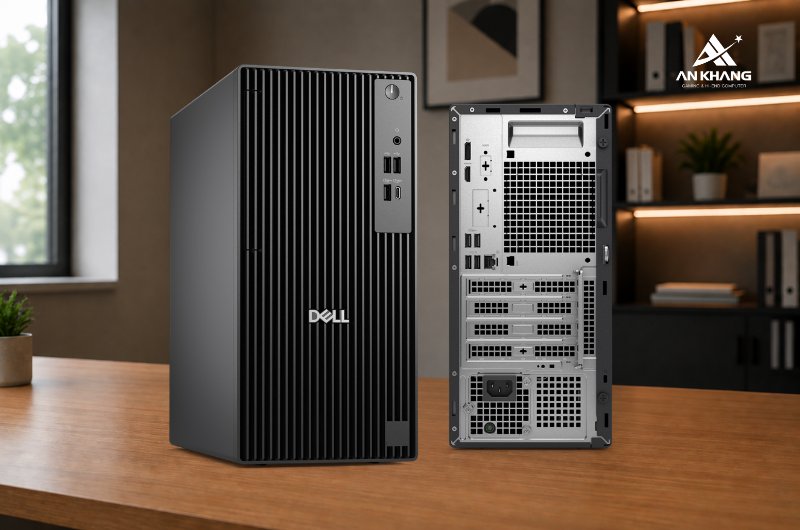 Máy tính để bàn Dell Pro Tower QCT1250 42PROI3QCT1250 trang bị nhiều khe cắm giúp người dùng dễ dàng nâng cấp khi có nhu cầu