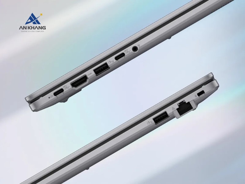 Laptop ASUS ExpertBook P1 P1503CVA-i508-50W kết nối đa dạng, linh hoạt