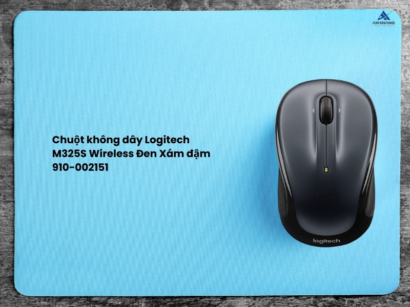 Chuột không dây Logitech M325S Wireless Đen Xám đậm 910-002151 - Chuột không dây bền bỉ, giá tốt