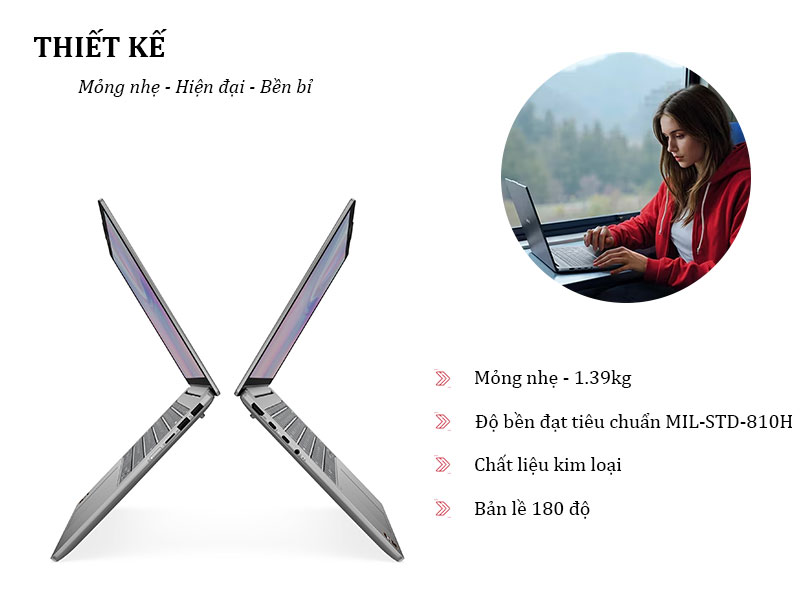 Laptop Lenovo IdeaPad Slim 5 14AKP10 83HX001JVN là chiếc laptop AI mỏng nhẹ, bền bỉ và hiện đại