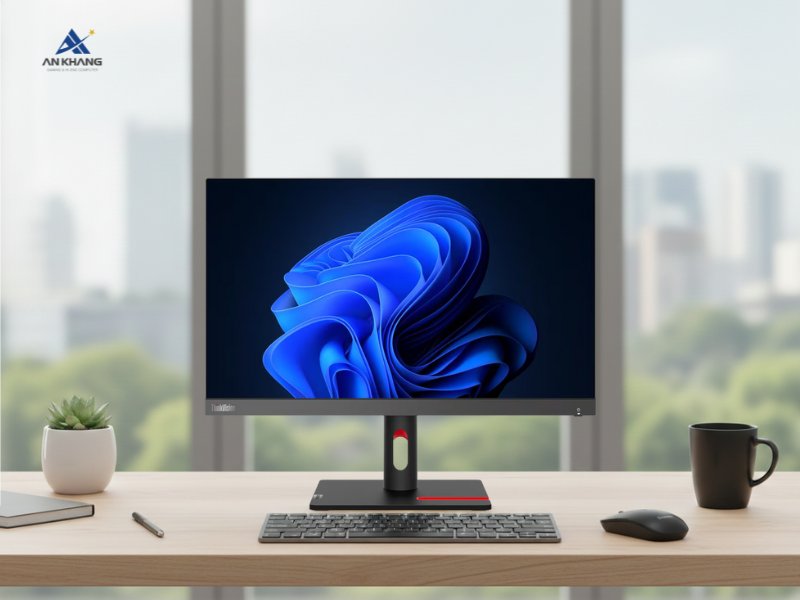 Màn hình Lenovo ThinkVision S22i-30 63FCKARBWW gọn nhẹ, bền bỉ, dễ triển khai