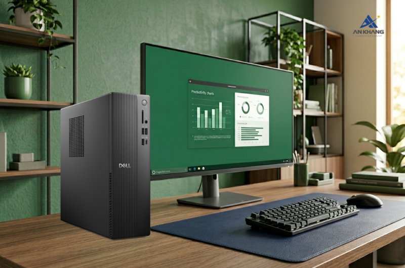 M&aacute;y t&iacute;nh để b&agrave;n Dell Pro Slim Essential QVS1260 QVS1260-14400-16512U bảo mật an to&agrave;n, hệ điều h&agrave;nh Ubuntu dễ d&agrave;ng kiểm so&aacute;t