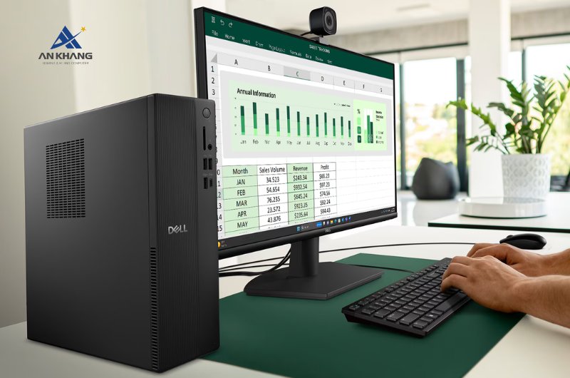 Dell Pro Slim Essential QVS1260 QVS1260-14400-16512U thiết kế Slim nhỏ gọn c&ugrave;ng khả năng t&ugrave;y biến linh hoạt