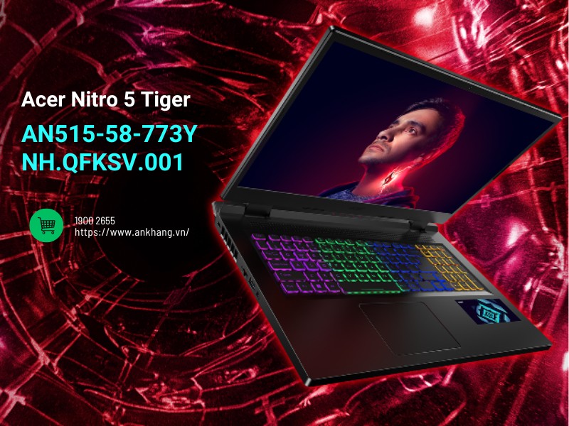 Laptop Gaming Acer Nitro 5 Tiger AN515-58-773Y NH.QFKSV.001 - Laptop Hiệu Năng Cao Dành Cho Game Thủ