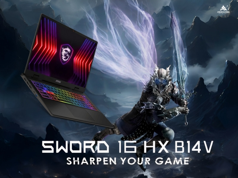 MSI Sword 16 HX B14VFKG 045VN - Laptop gaming hiệu năng cao dành riêng cho game thủ