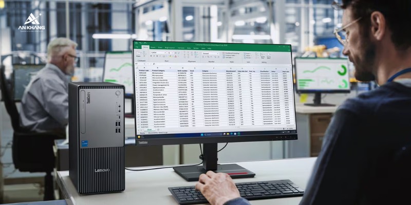 M&aacute;y t&iacute;nh để b&agrave;n Lenovo ThinkCentre neo 50t Gen 5 12UB0004VA xử l&yacute; đa nhiệm ổn định, nhanh ch&oacute;ng
