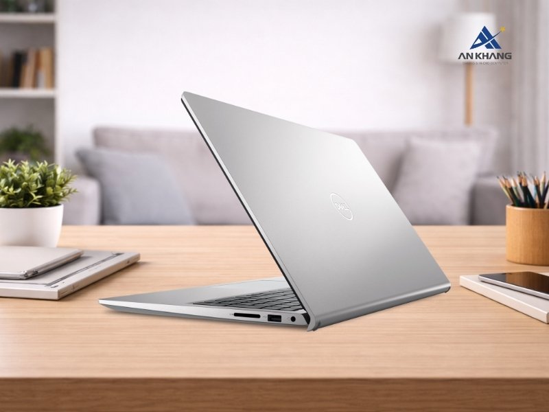 Laptop Dell 15 DC15250 CPH991 sở hữu thiết kế bản lề nâng tối ưu trải nghiệm