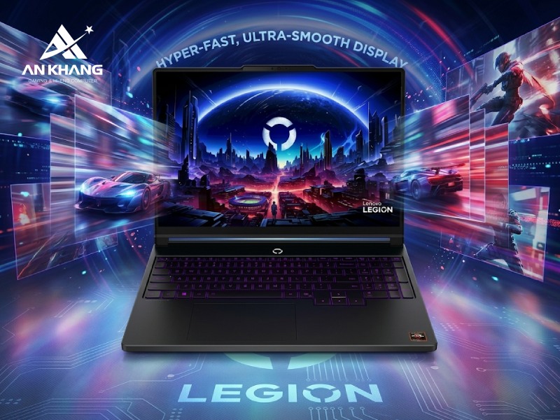 M&agrave;n h&igrave;nh Lenovo PureSight OLED Gaming tr&ecirc;n Lenovo Legion 5 15AHP11 83Q7001JVN gi&uacute;p t&aacute;i hiện mọi chi tiết một c&aacute;ch ho&agrave;n hảo