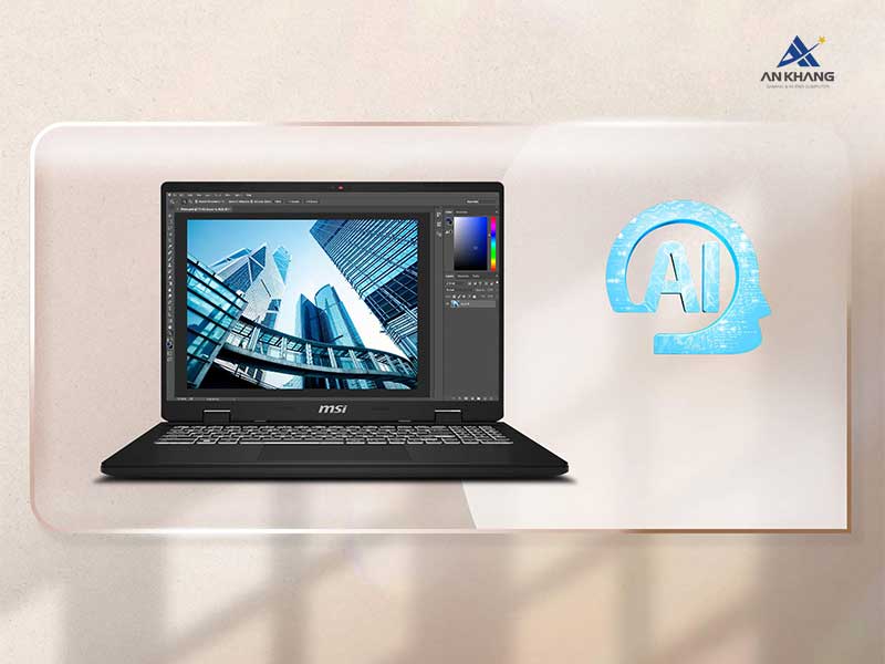 MSI Creator M16 HX C14VFG 040VN trang bị AI Engine xử lý nhanh chóng mọi tác vụ AI