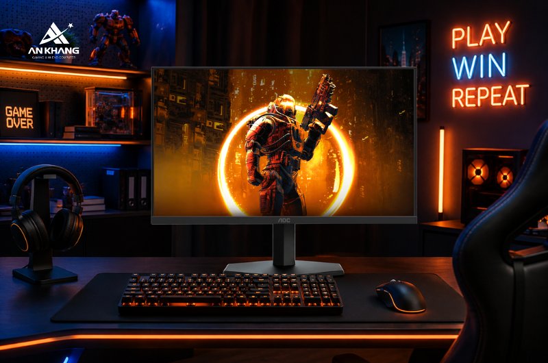 Màn hình Gaming AOC 27G11ZE2/74 cân bằng trải nghiệm tốc độ cao và hiển thị sắc nét