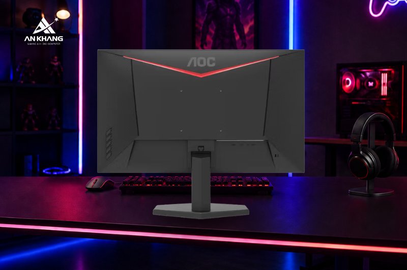Màn hình Gaming AOC 27G11ZE2/74 trang bị cổng DisplayPort 1.4, HDMI 2.0 và Audio Out 3.5 mm