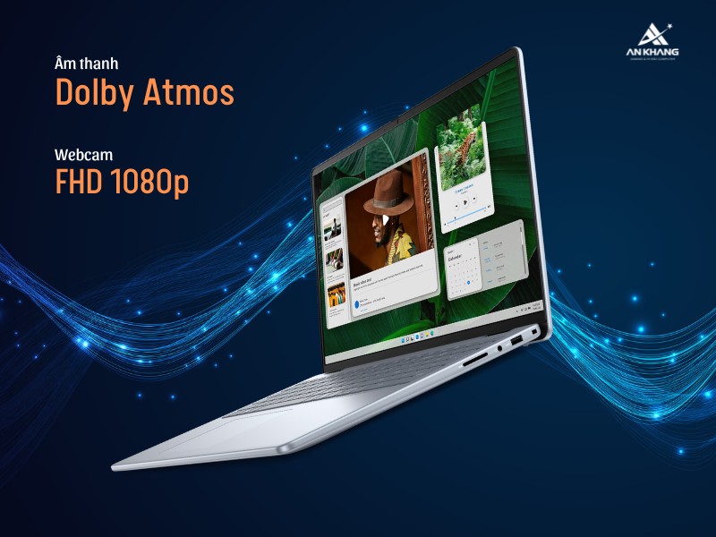 Dell Inspiron 16 5640 71053723 trang bị camera FHD 1080p và âm thanh Dolby Atmos chất lượng