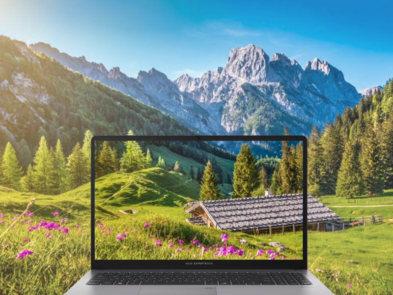 ASUS ExpertBook P1 P1503CVA-i516-50W được trang bị màn hình đáp ứng nhu cầu văn phòng