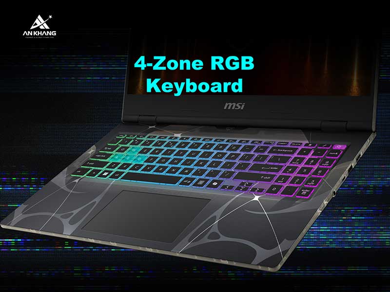 Laptop gaming MSI Cyborg 15 B13WFKG-658VN với thiết kế cyberpunk trong suốt c&aacute; t&iacute;nh