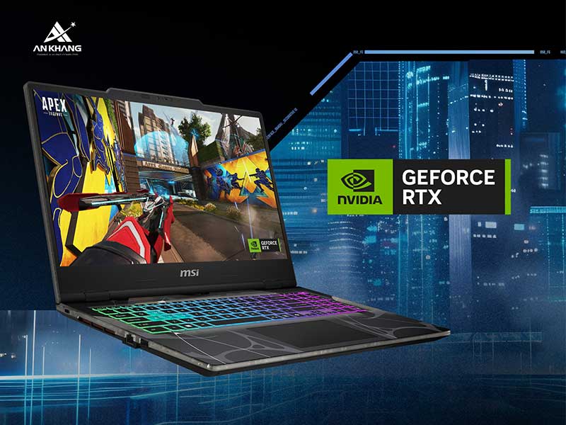 MSI Cyborg 15 B13WFKG-658VN trang bị RTX 5060 với 572 AI TOPS