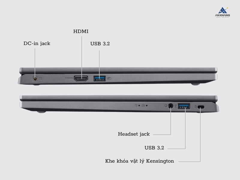 Acer Aspire 5 A514-56P-562P NX.KHRSV.008 với kết nối nhanh chóng và ổn định