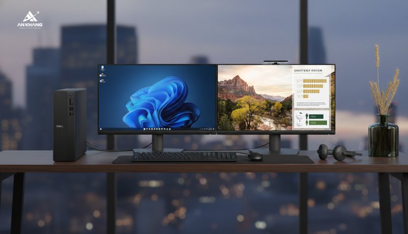 M&aacute;y t&iacute;nh để b&agrave;n Dell Pro Slim Essential QVS1260 71085899 hỗ trợ kết nối đa m&agrave;n h&igrave;nh hiệu quả