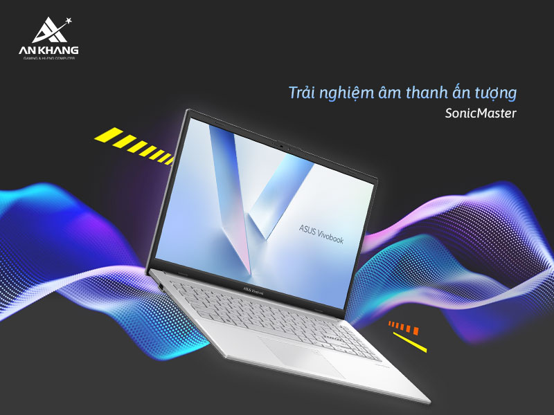 Trải nghiệm &acirc;m thanh ấn tượng c&ugrave;ng Vivobook Go 15 E1504FA