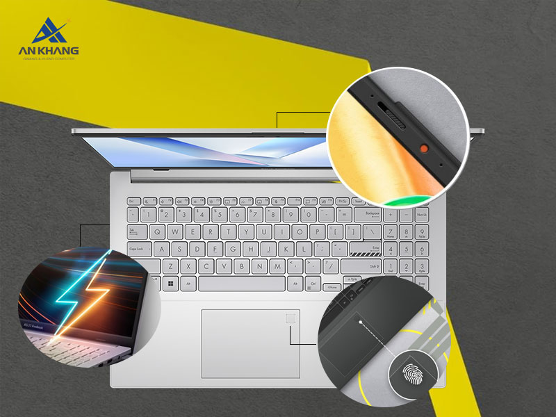 Laptop Asus Vivobook Go 15 E1504FA với c&aacute;c t&iacute;nh năng đem đến sự thoải m&aacute;i v&agrave; tiện lợi mỗi ng&agrave;y