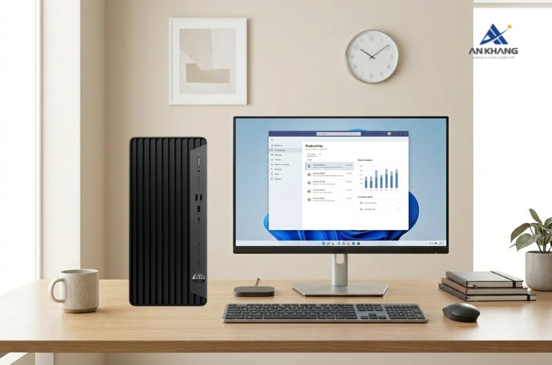M&aacute;y t&iacute;nh để b&agrave;n HP Pro Tower 400 G9 9E823PT l&agrave; chiếc desktop vận h&agrave;nh ổn định, bảo mật vững chắc cho doanh nghiệp