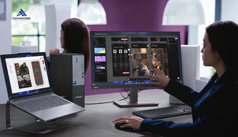 Máy tính để bàn Lenovo ThinkCentre neo 50s Gen 6 13DM003MVA trang bị hệ thống kết nối phong phú