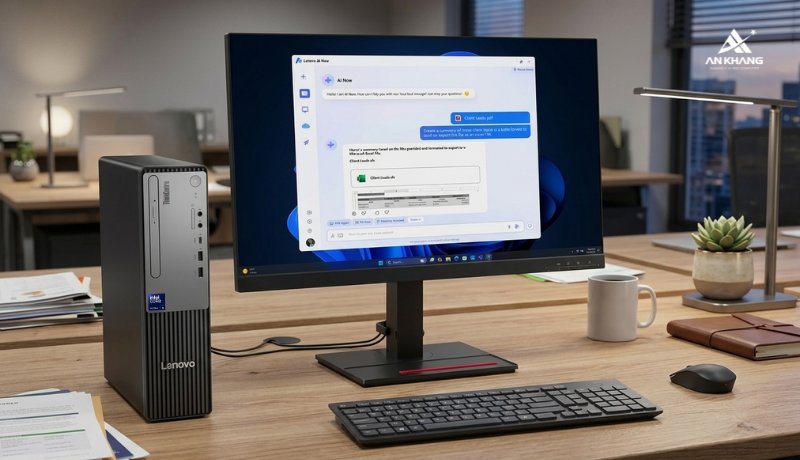 Máy tính để bàn Lenovo ThinkCentre neo 50s Gen 6 13DM003MVA với nền tảng phần cứng đón đầu xu hướng