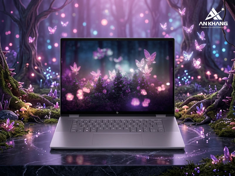 HP OmniBook X Flip 14-fk0082AU BZ7N8PA sở hữu màn hình cảm ứng sắc nét, hỗ trợ sáng tạo linh hoạt