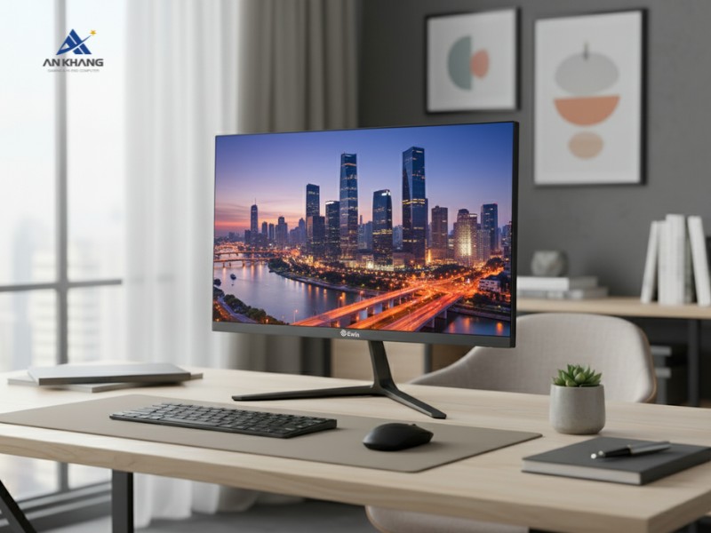 Màn hình máy tính Ewin S238F100 cho chất lượng hiển thị vừa đủ cho nhu cầu phổ thông