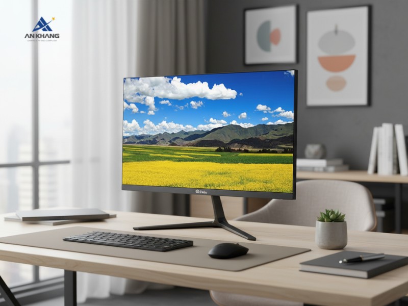 Màn hình máy tính Ewin S238F100 thiết kế tối giản