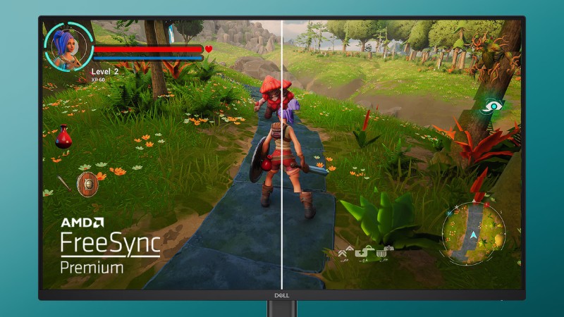 M&agrave;n h&igrave;nh Dell 27 SE2725HG trang bị AMD FreeSync Premium v&agrave; VRR hiển thị ổn định tr&ecirc;n mọi nền tảng