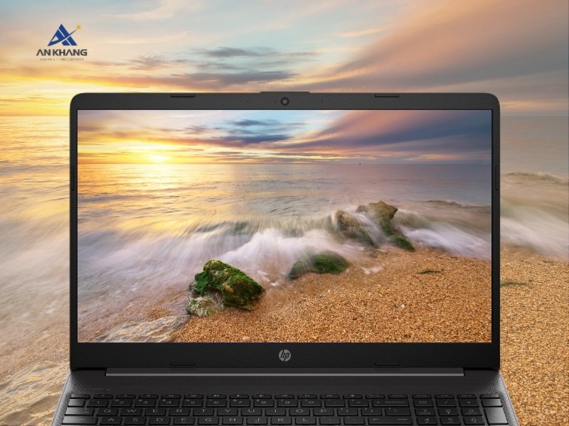 Laptop HP 250R G9 AX3C8AT hiển thị rõ nét, màu sắc ổn định
