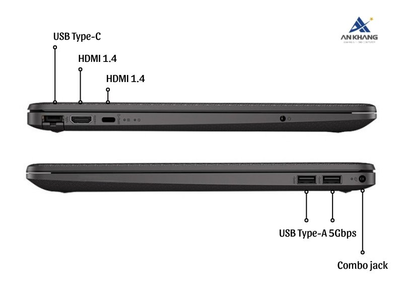 Laptop HP 250R G9 AX3C8AT kết nối đầy đủ cho nhu cầu phổ thông