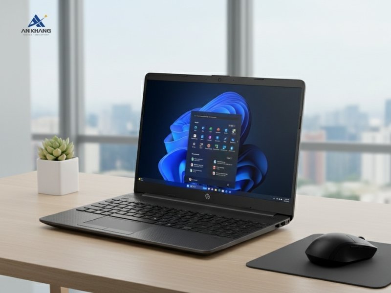 Laptop HP 250R G9 AX3C8AT thiết kế tối giản, phù hợp mọi không gian