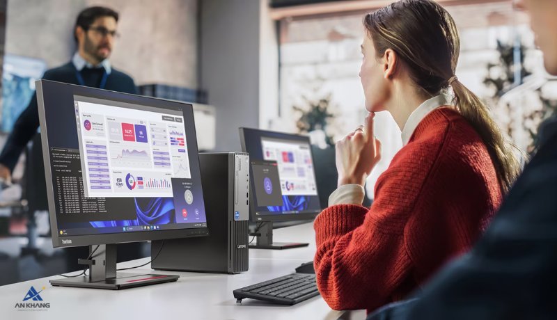 Máy tính để bàn Lenovo ThinkCentre neo 30s Gen 5 13DG0001VA thiết kế SFF nhỏ gọn, dễ dàng bố trí