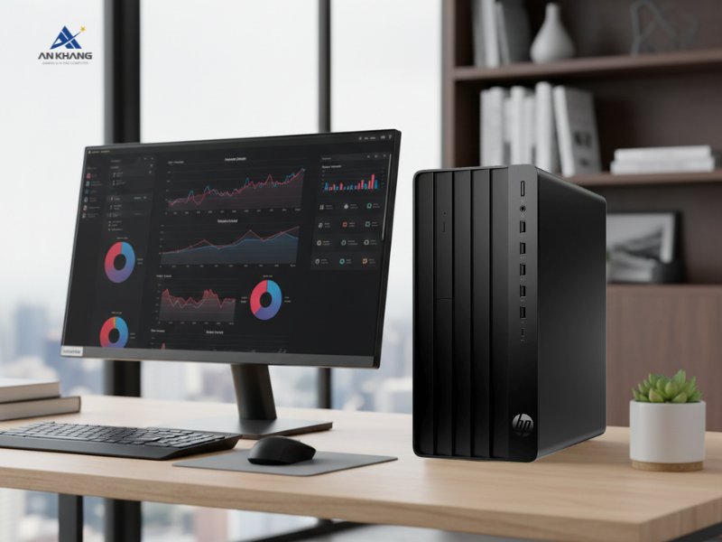 Máy tính để bàn HP Pro Tower 280 G9 CU3B6AT vận hành ổn định, đa nhiệm mượt mà