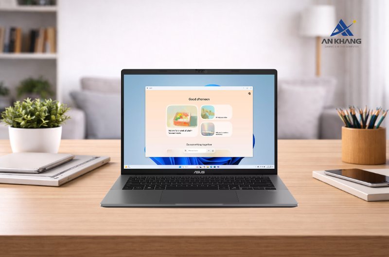 Laptop ASUS Vivobook S14 S3407CA-SF923W là chiếc laptop mỏng nhẹ, pin bền bỉ cùng trải nghiệm AI thông minh