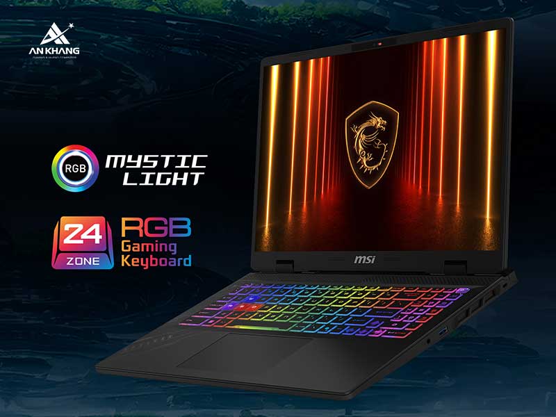 Laptop MSI Crosshair 16 HX AI D2XWFKG-035VN với thiết kế tối giản, không quá hầm hố