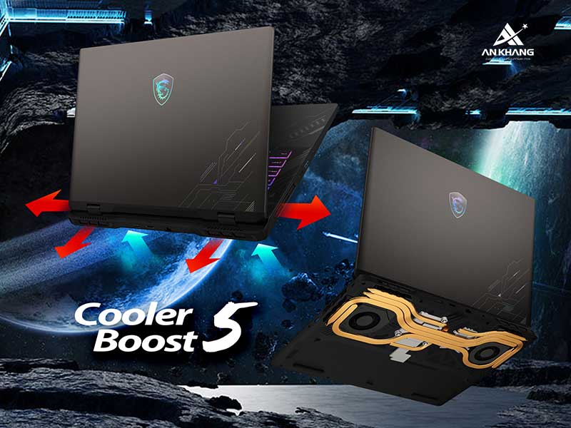 MSI Crosshair 16 HX AI D2XWFKG-035VN trang bị tản nhiệt thế hệ mới hiện đại