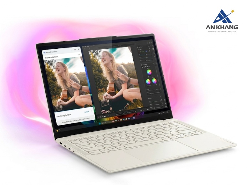 Tái hiện hình ảnh chân thực trên màn hình OLED của Lenovo Yoga Slim 7 14ILL10
