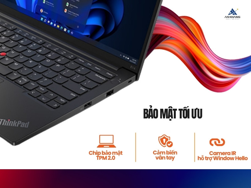 ThinkPad E14 Gen 5 21JK00H4VA - Bảo mật tối ưu