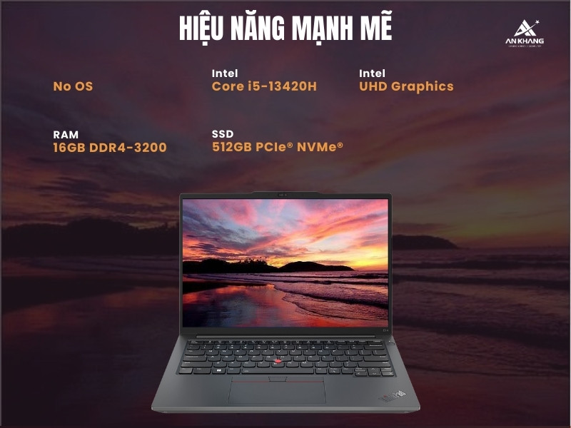 Lenovo ThinkPad E14 Gen 5 21JK00H4VA với hiệu năng mạnh mẽ