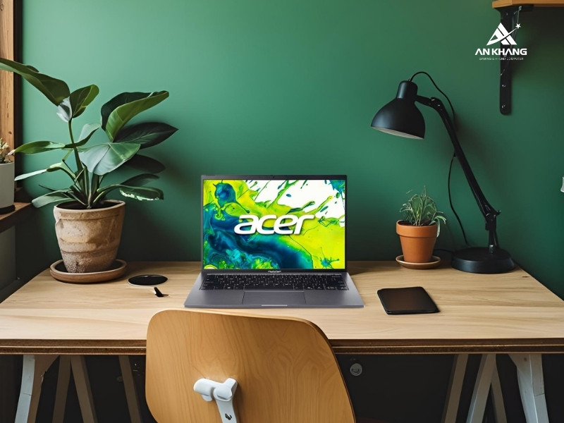 Laptop Acer Aspire Go 14 AI AG14-71M-57WR NX.JFWSV.001 là laptop mỏng nhẹ, thông minh mới nhất